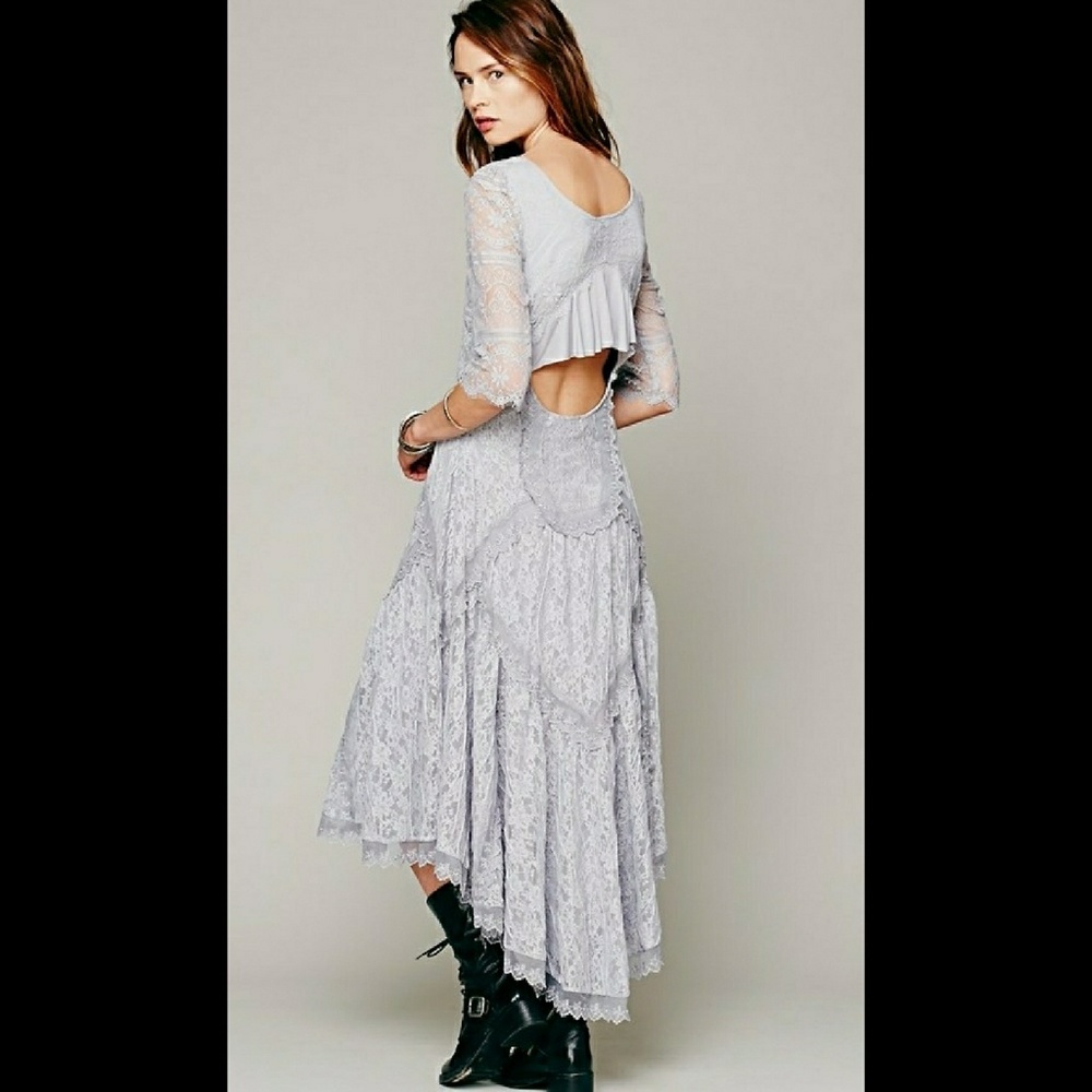 FINAL PRICE! Rare Free People Lace Dress - Picture 2 of 5